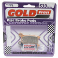 Goldfren S33 Brake Pads Front For Ktm SX 85 (19”/16” wheels) 2011