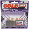 Goldfren S33 Brake Pads Rear For Honda -Hm Cre 50 Derapage RR 2007-2009