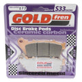 Goldfren S33 Brake Pads Rear For Honda Vfr 1200 FA 2010-2016