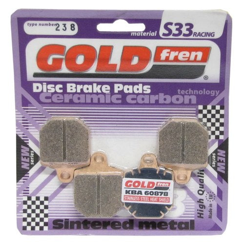Goldfren S33 Brake Pads Front For Honda -Hm Crmf 450 R Supermoto 2007-2008
