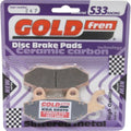 Goldfren S33 Brake Pads Rear For Triumph Sprint RS 2003-2004
