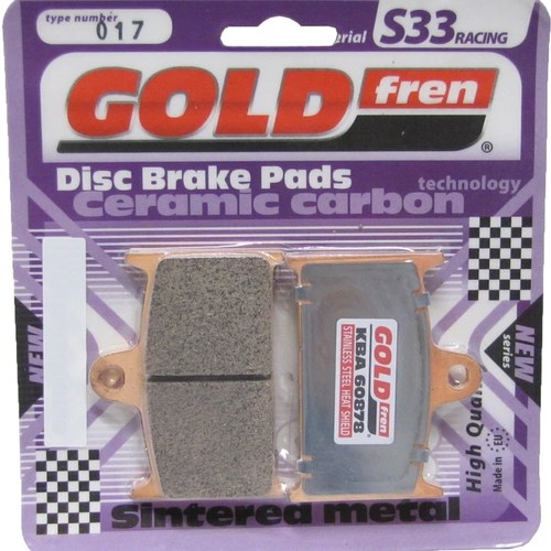 Goldfren S33 Brake Pads Front For Triumph Rocket X 2016-2016