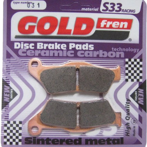 Goldfren S33 Brake Pads Front For T.M. 125 Cross 1995-2000