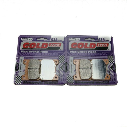 Goldfren S33 Brake Pads Front For Yamaha FZ 400 N (IKF/46K/33M) 1985