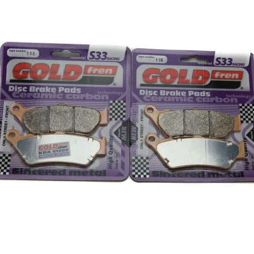 Goldfren S33 Brake Pads Front For Bmw F 800 GS (30 Years GS) 2011