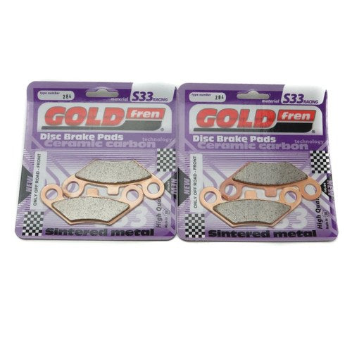 Goldfren S33 Brake Pads Rear For Linhai Cuv Jobber 4 x 4 2013