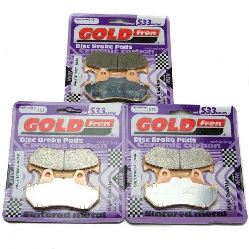 Goldfren S33 Brake Pads Front & Rear For Honda CB 900 FC/F2C/FD/F2D 1984-1985
