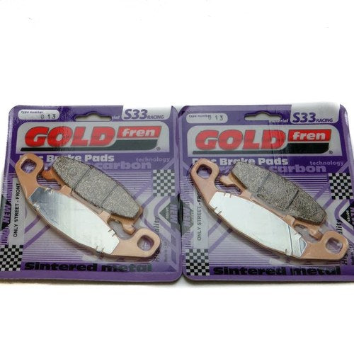 Goldfren S33 Brake Pads Front For Kawasaki Gpx 600 R (ZX 600 C1-C7) 1988-1996