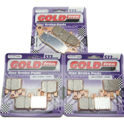 Goldfren Brake Pads Front & Rear For Suzuki M 1600 VZ K5 M1600 Intruder 2005