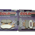 Goldfren S33 Brake Pads Front & Rear For Suzuki DR 350 E Start UK 1996-1999