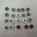 Nuts Flange Metal Locking Stainless Steel M5 x 0.80mm Pitch