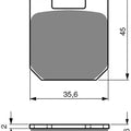 Brake Disc Pads Rear Goldfren S33 For Beta Eikon (50cc) 1999