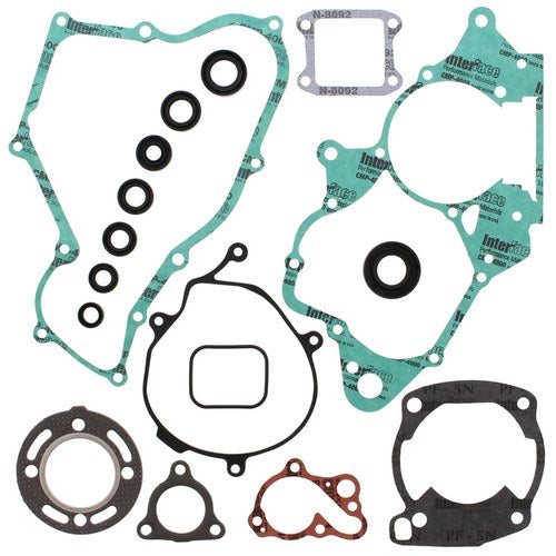 Honda CR80R, 1986-1991, Complete/Full Gasket Set with Seals - CR 80R, 80
