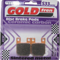Goldfren S33 Brake Pads Rear For Blata Enduro 125 2007-2008