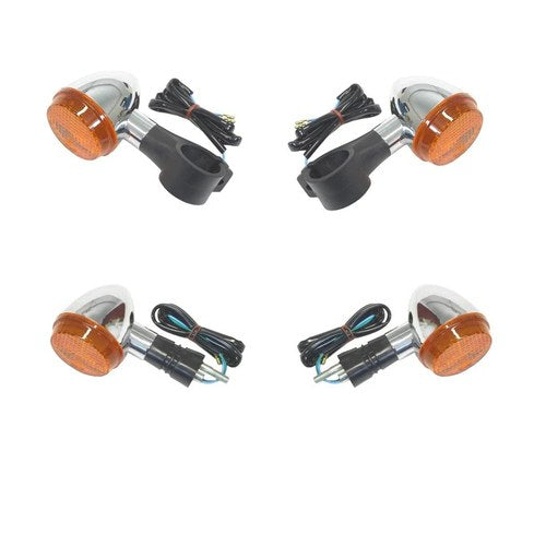 Indicators Set of 4 Front & Rear For Honda VT 750 DC Black Widow 2001-2002