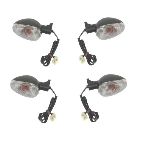 Blinkers Complete Set of 4 Front & Rear For Aprilia Rsv 1000 Tuono R 2002-2003