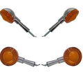 Blinkers Complete Set of 4 Front & Rear For Yamaha RD 350 1973-1975