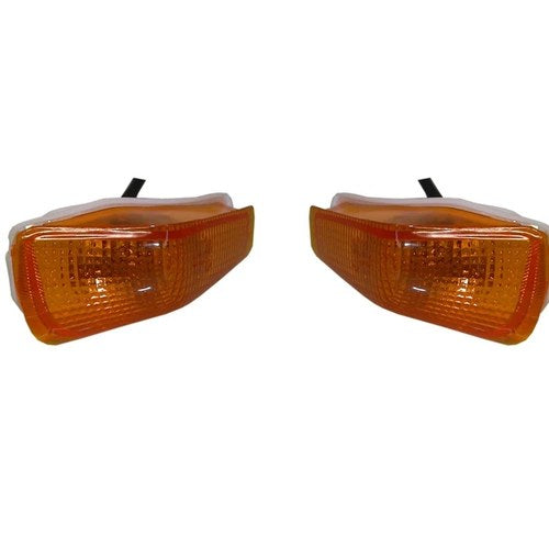 Turn Signals Pair Front Left & Right For Kawasaki ZX-10 Ninja ZX1000B 1988-1990