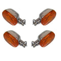 Turn Signals Complete Set of 4 Front & Rear For Kawasaki Z 250 A Twin 1978-1981