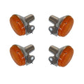 Turn Signals Complete Set of 4 Front & Rear For Kawasaki KE 125 A 1976-1979