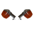 Turn Signals Complete Pair of Rear Left & Right For Suzuki FR 80 1975-1976