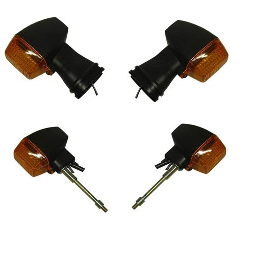 Turn Signals Set of 4 Front & Rear For Kawasaki Zxr 750 ZX750H 1989-1990