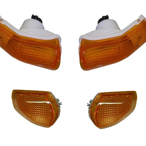 Turn Signals Set of 4 Front & Rear For Kawasaki Zzr 600 ZX600E 2003-2004