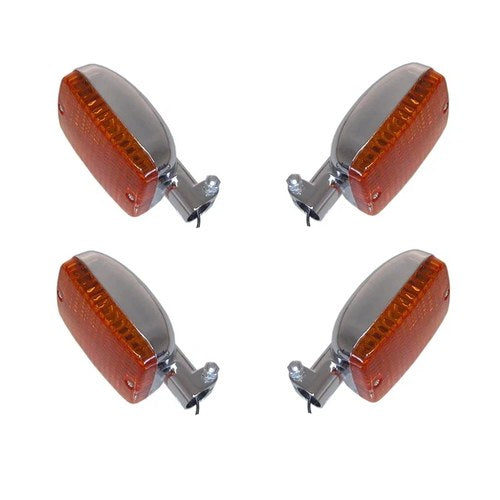 Turn Signals Complete Set of 4 Front & Rear For Yamaha XS 1100 1978-1980