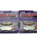 Goldfren S33 Brake Pads Front & Rear For Piaggio Carnaby 125 2007-2009