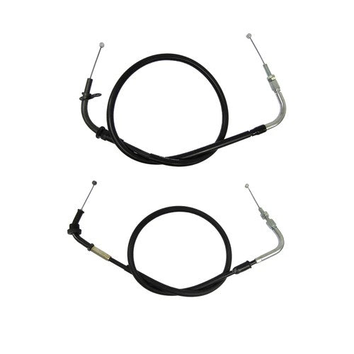Throttle Cable Push & Pull For Suzuki Gsxr 1100 Wsk L/C Race Swing Arm 1995-1996
