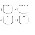 4x Carb Carburettor Repair Kit For Suzuki Gsf 600 S Bandit (Faired) 1995