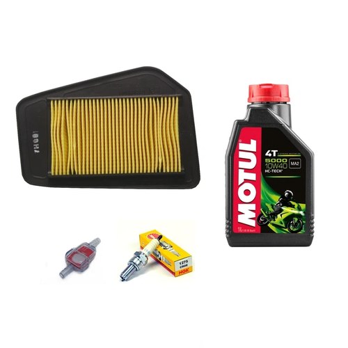 Service Kit Air Filter, Spark Plug, Oil, Fuel Filter For Honda Cbr 125 2018