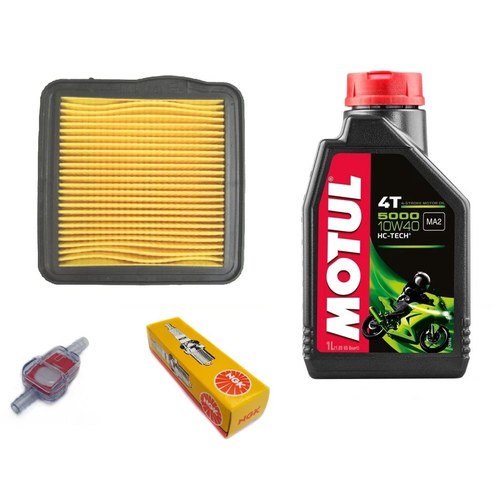 Service Kit Air Filter, Spark Plug, Oil, Fuel Filter For Honda Cbf 125 2013