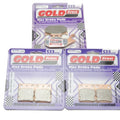 Goldfren S33 Brake Pads Front & Rear For Suzuki LT-A 500 FK2 Vision 4WD 2002
