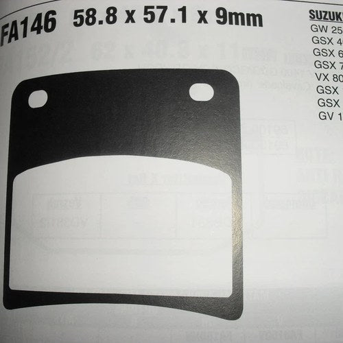 Ebc FA 146 Motorcycle Brake Pads Limited Stock