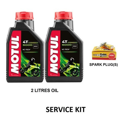 Service Kit For Aprilia Classic 125 1997-2001 (Oil & Spark Plug)