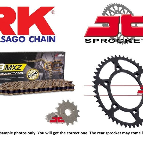 RK Chain and JT Sprockets For Honda CRF125 FB-F,G,H,J,K,L 15-20