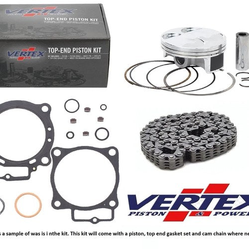 Vertex Top End Gasket Kit For 4T Gas EC 350 F 21-22 Compr 14.0:1 (87.96)