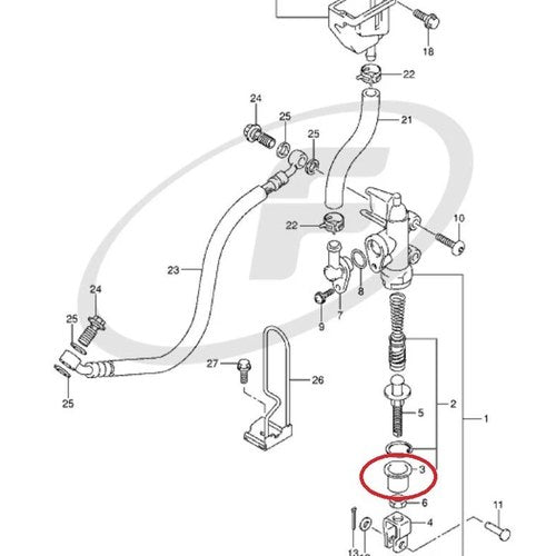SV 650 Rear Mastercylinder Boot - 69691-00A00-000