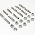 Stainless Steel Exhaust Studs & Nuts For Kawasaki ZG 1300 A 1984-1989