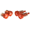 Apico Lever Adjuster Set X2 M6 Universal, X1 M5 Clutch, X1 M9 Brake Orange