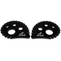 Apico Trials Snail Chain Adjuster Cams For 17mm (Oversize) Black
