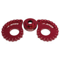 Apico Trials Snail Chain Adjuster Cams For 20mm (With Spacer) Red