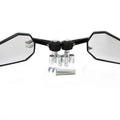 Universal Mirrors Bar End Black Pair Left and Right