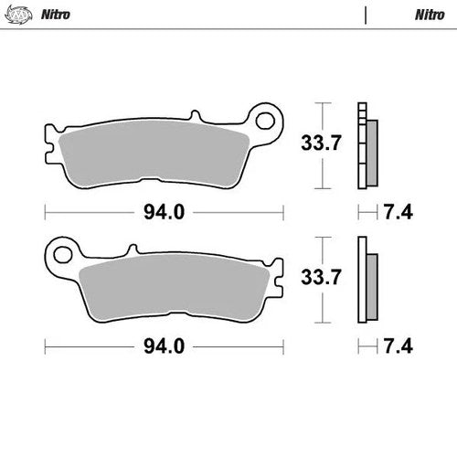 Moto Master Front Brake pads Nitro For Fantic Xef 450 2022-2025