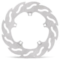 Moto Master Front Fixed Brake Disc Flame For Piaggio Free 100 2002
