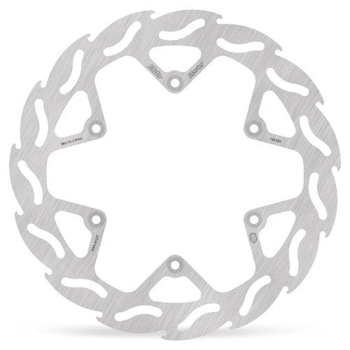 Moto Master Front Fixed Brake Disc Flame For Yamaha WR 125 1993-2000