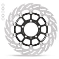 Moto Master Front Floating Brake Disc Flame For Triumph Scrambler 900 2023-2025