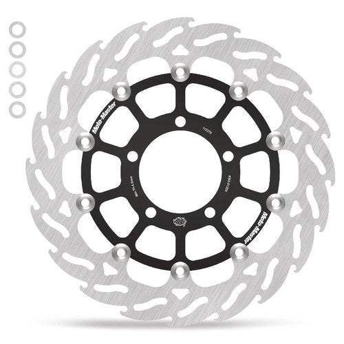 Moto Master Front Floating Brake Disc Flame For Triumph Scrambler 900 2023-2025