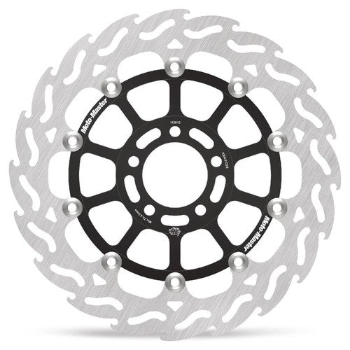 Moto Master Front Floating Brake Disc Flame For Kawasaki Zrx 1200 S 2001-2004